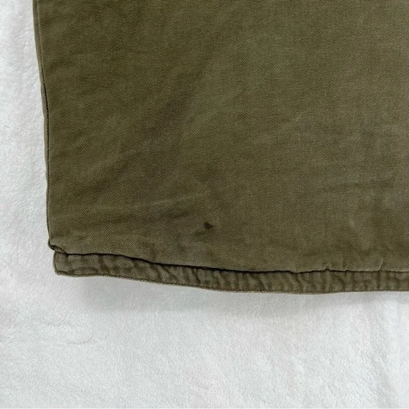 Legendary Whitetails mens cotton canvas hunting vest US XLT olive green lined - Picture 7 of 14